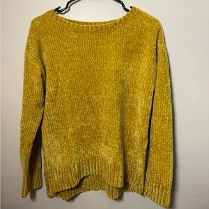 Cozy Jones New York Mustard Chenille Sweater